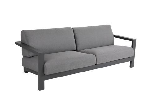 Brafab Amesdale Loungesofa 208cm inkl. Kissen, Gestell Aluminium anthrazit