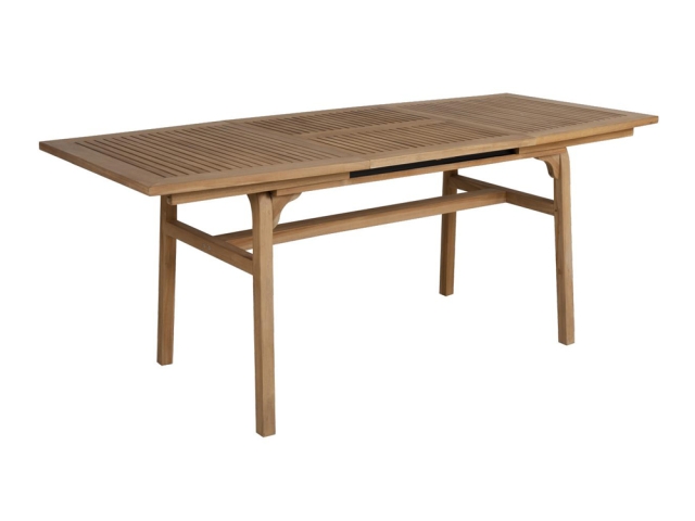 Brafab Volos Ausziehtisch Teakholz, 132-182x80cm