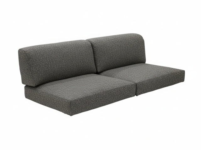 Zebra Belvedere 2-Sitzer, Mitte Kissen-Set 3644 Tuva tweed grey