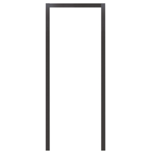 Elephant Rahmen 300x104cm Kit f&uuml;r WPC Tore Anthrazit mit verstellbaren Kloben