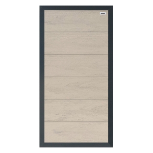 Elephant Sichtschutz Forte WPC Bi-Color weiß-Rahmen anthrazit 90x180cm Elephant Sichtschutz Forte WPC Bi-Color weiß-Rahmen anthrazit 90x180cm