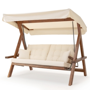 Pemode Hollywoodschaukel Lyon 2400 Beige B:228 x T:134 x H:190 cm