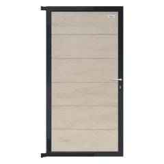 Alu Anthrazit-Bicolor weiß