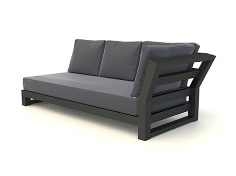 Life Nevada 3-Sitzer links mit Kissen