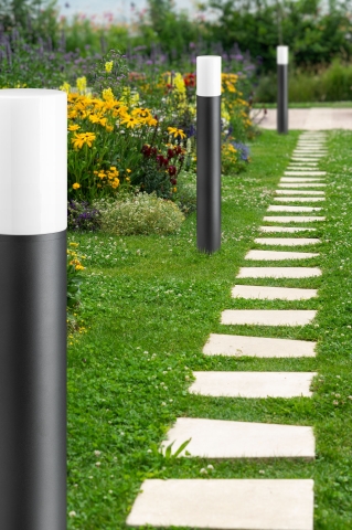 LCD Standleuchte 1320 kurz Graphit