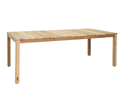 Zebra Derex Tisch 100x220cm, Teak recycelt