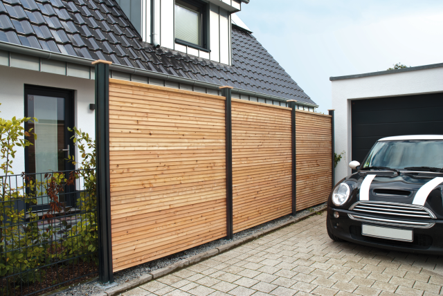 Osmo Juel A L�rche naturbelassen Steckzaun ca. 175x185 cm