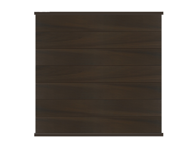 Osmo Multi Fence Co-Extrusion Grundelement 180x178cm Walnut Leisten Anthrazit