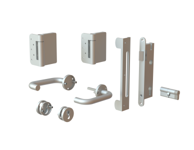 Osmo Torbeschlag f&uuml;r Einzeltor Edelstahl