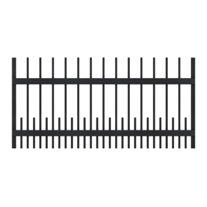 Osmo Alu Fence Square Niedrigzaun 180x89 cm