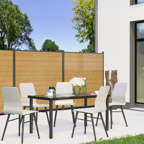 System Alu Plus Zaunfeldset L�rche 3903 178x184 cm