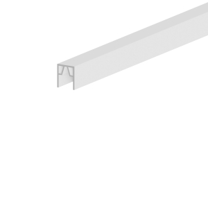 System WPC Profil-Abschlussleiste oben Wei&szlig; 3940 ca. 233 cm