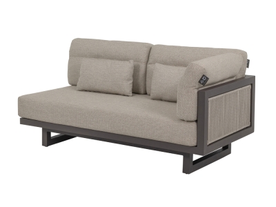 Apple Bee Santorini Loungesofa Rope links 160cm Alu taupe