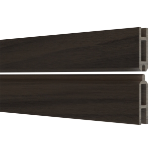 Flex Fence BPC Anfangsprofil und Endprofil Leistenset Silvergrey 1,9x12,6x184cm