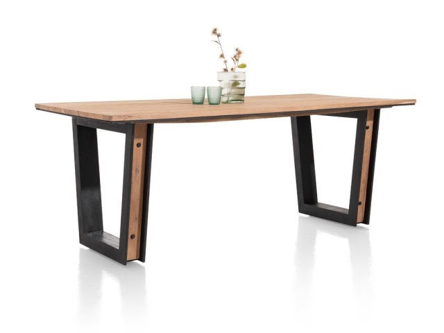 Habufa Makalu Tisch 230x100cm mit Kikar - Holzplatte