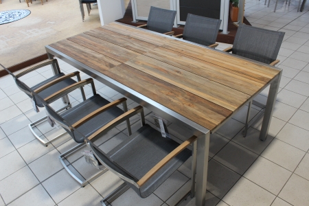 Zebra Gartenm&ouml;bel-Set Kubex-Setax