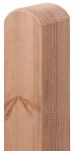 Zaunpfosten Kiefer L&auml;rchenoptik 9x9x95 cm 30502