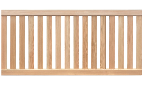 Vorgartenzaun Verona aus L�rche 180x80cm 50335