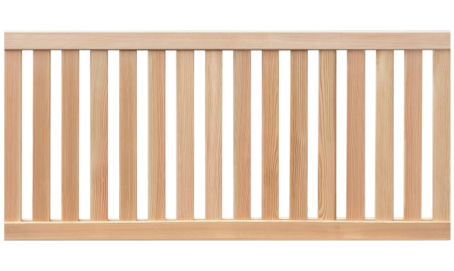 Vorgartenzaun Verona aus L�rche 180x80cm 50335