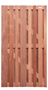 Hartholzzaun Stripes Tor 100x180cm aus Hartholz inkl. Beschlag Hartholzzaun Stripes Tor 100x180cm aus Hartholz inkl. Beschlag