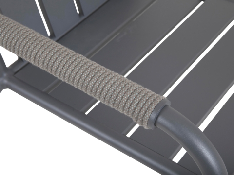 Brafab Innes Diningstuhl, Aluminium anthrazit, stapelbar