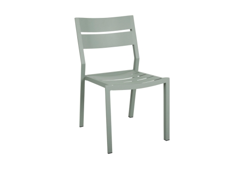 Brafab Delia Diningstuhl, Aluminium Dusty green, stapelbar