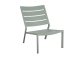 Brafab Delia Loungesessel, Aluminium Dusty green, stapelbar
