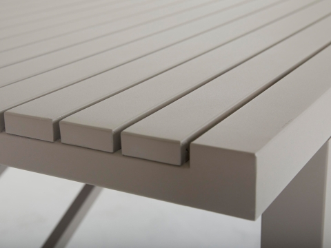 Brafab Vevi Bank 105x41x45cm Aluminium khaki