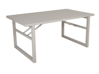 Brafab Vevi Tisch 160x90cm, Aluminium khaki