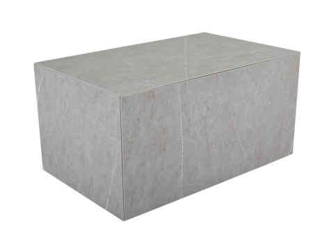 Brafab Zten Kaffeetisch 80x50x40cm, Kunststein grau