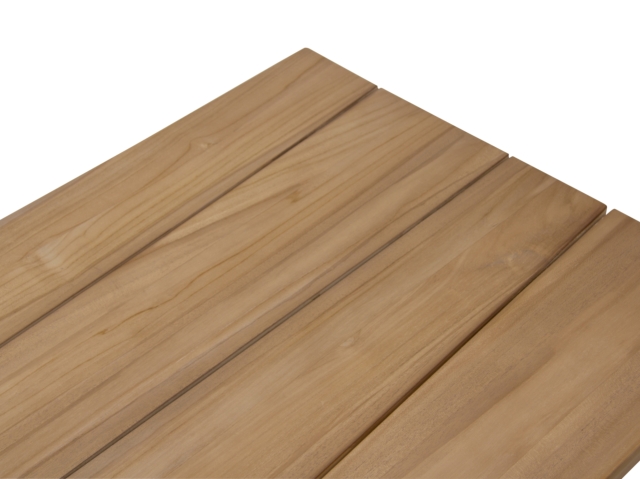 Brafab Laurion Teak Esstisch 230x100cm, Gestell Aluminium schwarz