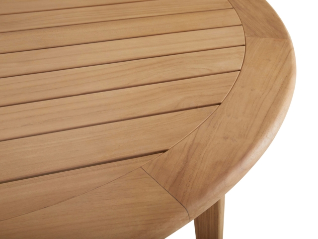 Brafab Lilja Gartentisch rund 120cm, Teakholz natur