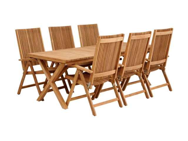 Brafab Julita Teak Gartenm�bel-Set 3, 7-teilig