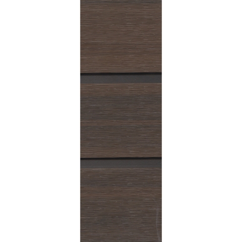 GrojaSolid Rhombus Steckzaun-Set Walnuss co-extrudiert 180x180cm