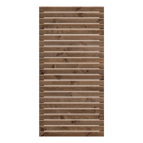 Rhombus Sichtschutzzaun Kiefer KDI Braun 90x180 cm