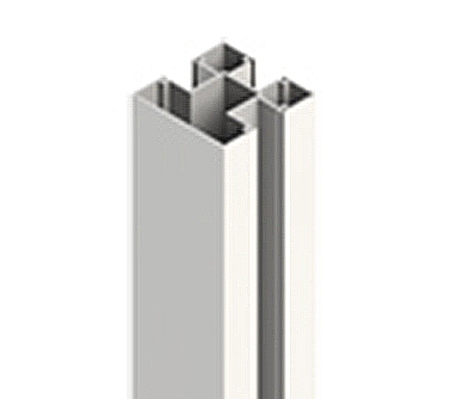 Aluminiumpfosten Typ D 7x7x100 cm