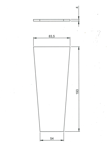 LCD Ersatzglas f�r Typ 1110-1123, 6er Set