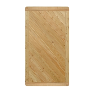 Massivzaun 90x180cm geschlossen Lärche natur Massivzaun 90x180cm geschlossen Lärche natur