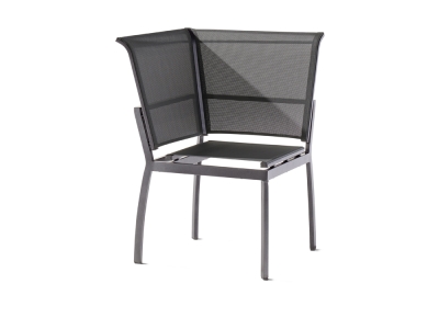 Sieger Malaga Eckteil Aluminium silbergrau