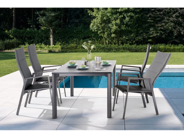 Sieger Navaro Sitzgruppe mit Ausziehtisch Vivodur 165-225x95cm