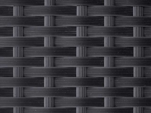 Zebra Mary Tisch 70x70cm, Geflecht Quarz mit Alurahmen