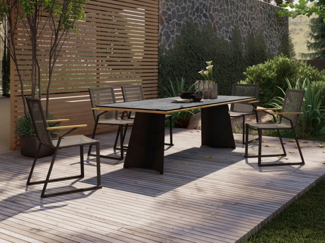 Zebra Tamax Stapelsessel Aluminium graphit