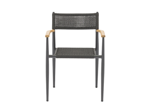 Zebra Ant Stapelsessel, Aluminium Graphit