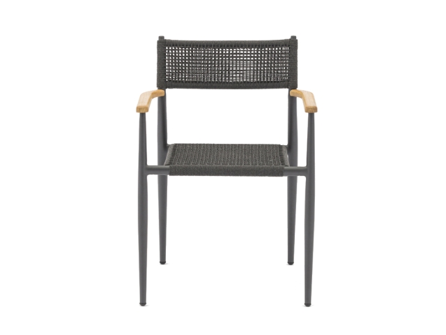 Zebra Ant Stapelsessel, Aluminium Graphit