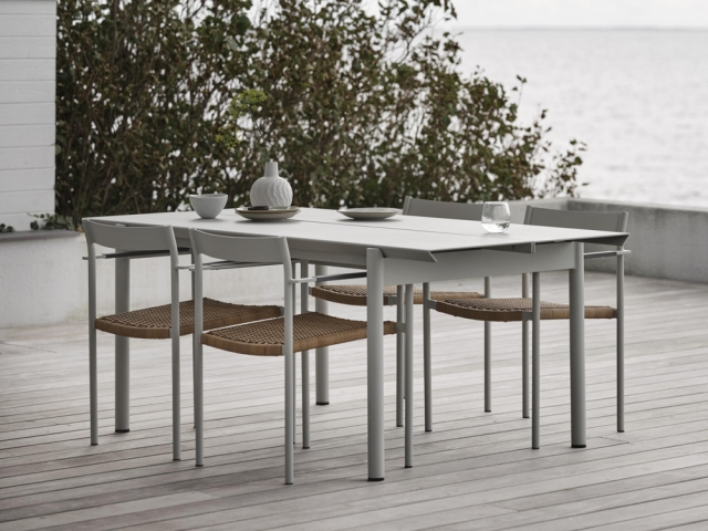 Brafab DK Dining Armlehnstuhl, Hellgrau