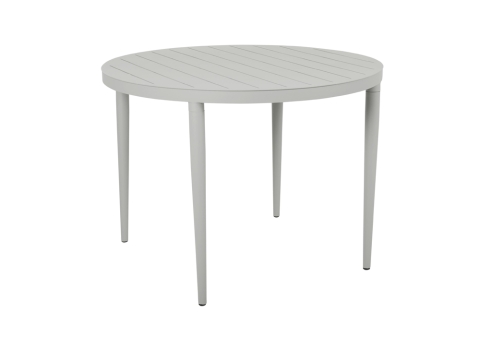 Brafab Bigby Diningtisch Aluminium rund 100cm, hellgrau
