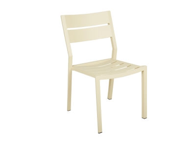 Brafab Delia Diningstuhl, Aluminium Lemon, stapelbar