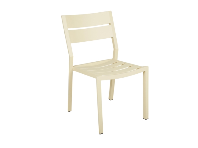 Brafab Delia Diningstuhl, Aluminium Lemon, stapelbar