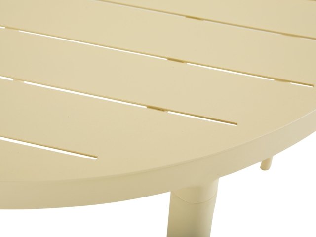 Brafab Bigby Diningtisch Aluminium rund 100cm, Lemon