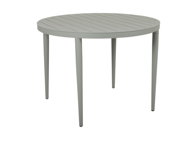 Brafab Bigby Diningtisch Aluminium rund 100cm, Dusty green